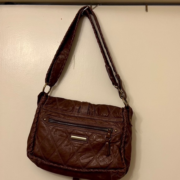 Isabelle Fiore Brown Leather Bag EUC - Picture 2 of 7